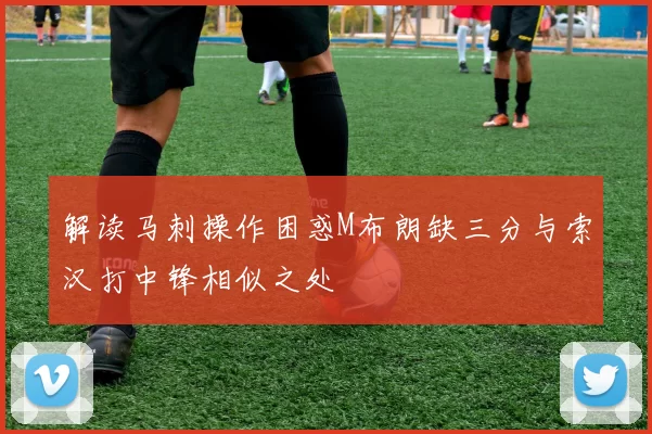 解读马刺操作困惑M布朗缺三分与索汉打中锋相似之处