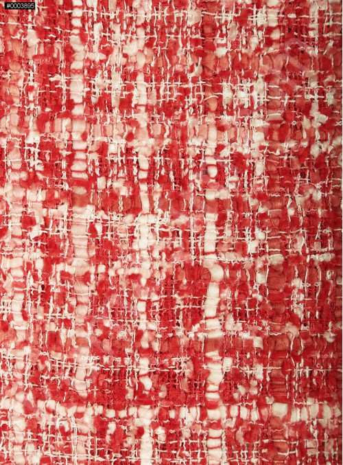 Kırmızı Doğal Şanel Kumaş (Chanel Kumaş) - CH68 - K209