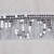 Tül Üzeri Tüy Şeritli Saçaklı Payet Kumaş - Kemik - K3215