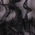 Siyah Saçaklı Tül Kumaş - K3252