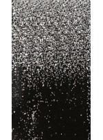 Yoğun Siyah - Gümüş Payetli Kumaş - K3519