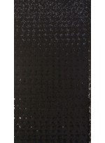 3mm Yoğun Siyah Payetli Abiye Elbiselik Kumaş - K3560