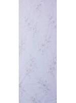 Çiçek Desenli Kesilebilir Gümüş Aplik Kumaş - K5000
