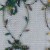 Akış Desenli Boncuk İşlemeli Yeşil Abiyelik Kumaş - K5402