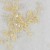 Çiçek Desenli Eteği Sulu Boncuklu Gold Abiyelik Kumaş - K5420