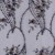 Nakış Üzeri Boncuklu Çiçek Desenli Siyah Abiyelik Kumaş - K5444