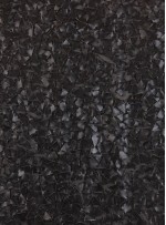 Tül Üzeri Üçgen Desenli Elişi İşlemeli Siyah Payetli Kumaş - K5684