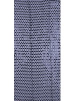 Ağ Desenli File Üzeri Seyrek Payetli Siyah Kumaş - K8805