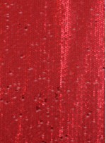 Elbiselik 5 Milim Seyrek Payetli Mat Kırmızı c48 Kumaş - K8821