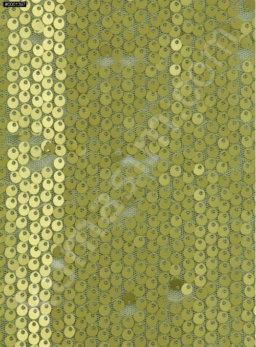 Elbiselik 5 Milim Seyrek Payetli Mat Fıstık Yeşili c22 Kumaş - K8821
