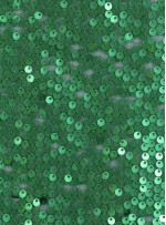Elbiselik 5 Milim Seyrek Payetli Mat Yeşil c17 Kumaş - K8821