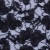 Çiçek Desenli Siyah Payetli Dantel Kumaş - K8824
