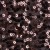 Likralı Tül Üzerine 7 MM Serpme Payetli Kahverengi Kumaş - K88360
