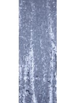 Armut Desenli Gümüş Payetli Kumaş - K8956