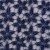 Yıldız Desenli Lacivert Payetli Kumaş - K8973