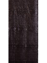Yılan Derisi Görünümlü Kahverengi Kürk Kumaş - K9011