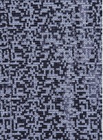 Tül Üzeri Karışık Desenli Payet Kumaş - Siyah Beyaz - K9019