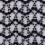 Dalga Desen Kordone Siyah Güpür Kumaş - K9102