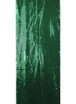 Tül Üzeri Yeşil 5 MM Sıralı Payetli Kumaş - K9237