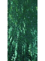 Tül Üzeri Yuvarlak ve Çubuk Payetli Kumaş - Yeşil c15 - K9338