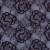 Çiçek Desenli Pembe ve Gümüş Simli Siyah Dantel Kumaş - K9341