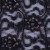 Çiçek Desenli Pembe ve Gümüş Simli Siyah Dantel Kumaş - K9342
