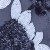 Çiçek Desenli 3 MM ve 5 MM Payetli Siyah-Beyaz c17 Kumaş - K9365