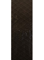Kahverengi Çubuk Payetli Abiyelik Kumaş - K9399