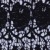 Koton İçerikli Çiçek Desenli Siyah Güpür Kumaş - K9404