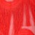 Dalga Desenli Saçaklı Açık Kırmızı Abiyelik Kumaş - K9411