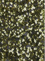 5 mm Yoğun Payetli Fıstık Yeşil Abiyelik c5 Kumaş - K9414