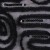 Gül ve Çizgi Desenli Siyah Payetli Lase Kumaş - K9432