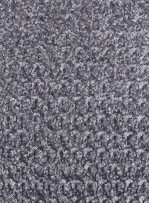 Yoğun Çizgili 3 Milim Payetli Elbiselik Gümüş Kumaş - K9445