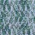 File Üzeri Yaprak Desenli Payetli Abiyelik Gökkuşağı Yeşil Kumaş - K9493
