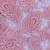 Çiçek Desenli Kalın Pudra Güpür Kordone Kumaş - K9578