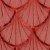Tül Üzeri Dalga Desenli Kırmızı Payetli Kumaş - K9628