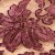 Desenli Tül Üzeri Mor Nakışlı Payetli Abiyelik Kumaş - K9629