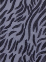 Tül Üzeri 3 MM Mat Siyah Payet İşlemeli Kumaş - K9630