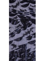 Deri Laseli Siyah Payetli Abiyelik Kumaş - K9678