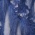 Yatay Açılı Yaprak Desenli Saçaklı Lacivert Abiyelik Kumaş - K9743