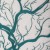 Abiye Elbiselik Ağaç Desenli Petrol Nakışlı Kumaş - K9918