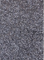 Karışık Desenli Zırh Görünümlü Payetli Siyah Gümüş Kumaş - KAB24